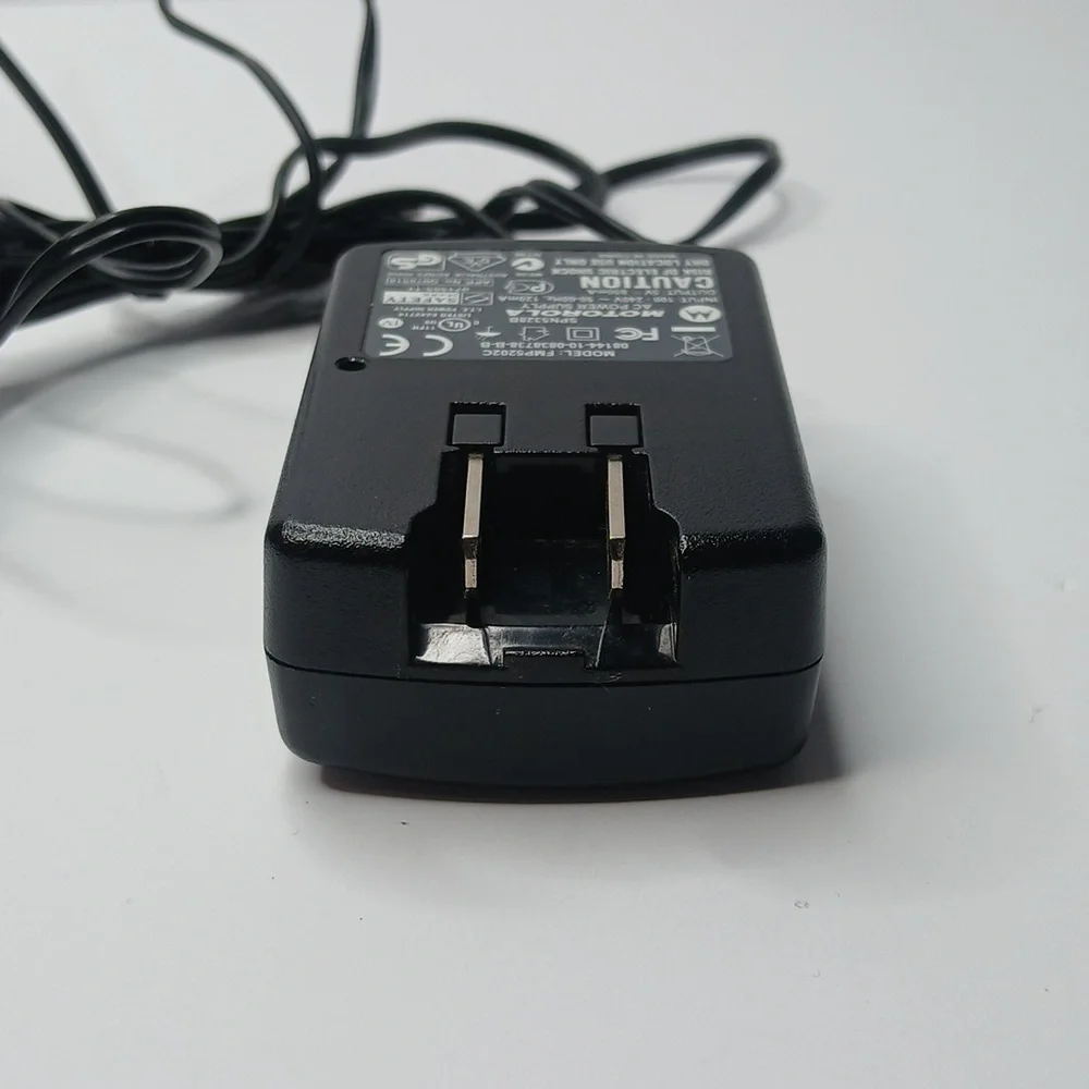 Motorola Wall Charger Unisex‎ OS Black Micro USB Power Adapter FMP5202C SPN5328B